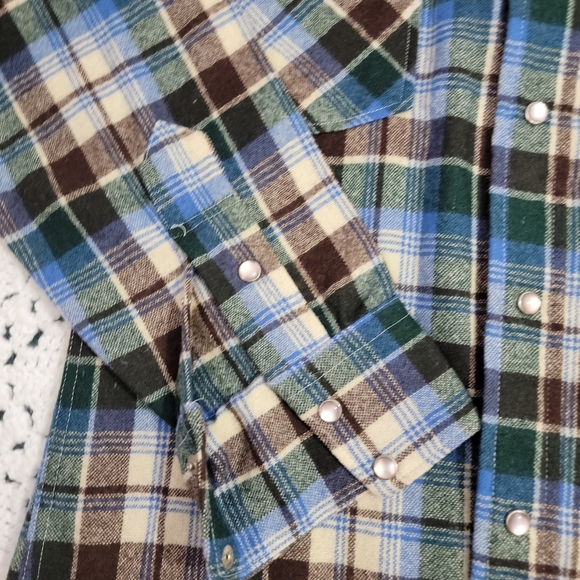 NWOT RARE Vintage Men's Size S Pendleton Wool Flanmel Shirt Made In USA - Picture 3 of 7